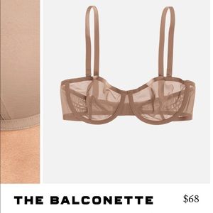 CUUP taupe balconette bra